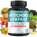 Artichoke 캡슐, Papaya, Apple Pectin 및 더 많은 - 150 캡슐 - 5 개월 공급