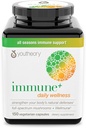 Youtheory Immune+ 매일 웰니스 유기 버섯 beta Glucan 비타민 C, D3 & 아연 150 채식 모자