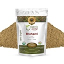 Organic Way Brahmi Leaf Powder (Bacopa Monnieri) - 유기농 및 고셔 인증 | 원시, 비 GMO 및 글루텐 무료 | USDA 인증 | 원산지 - 인도 (16 Oz)