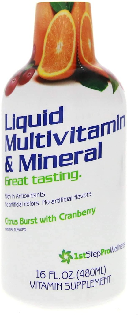 에너지 액체 Multivitamin & 무기물 Citrus Burst 16 fl oz (1 pt)를 위한 1 단계 473 ml