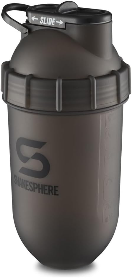 SHAKESPHERE 셰이커 병 - 전 운동, 스무디 및 분말 음료 혼합, 체육관, BPA-Free, 쉬운 청결한 & 나르게 쉬운을 위한 No-Blade 믹서를 위한 24oz 누출 증거 단백질 셰이커 병