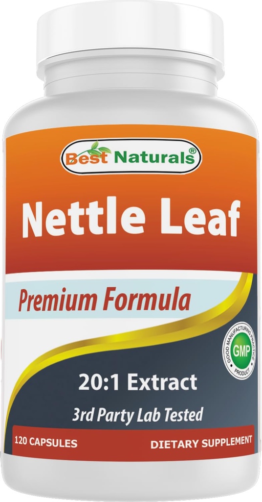 제일 자연적인 Nettle 잎 추출물 5000 mg는 서빙 120의 캡슐 당 동등합니다