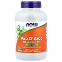 지금 음식 PAU D' Arco, 500 mg, 250 Veg 캡슐