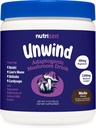 Nutricost Nutrizen PM Unwind Adaptogenic 버섯 음료 (모차 맛) 30 서빙 - Reishi, Lion's Mane, Shiitake, Cordyceps 포함