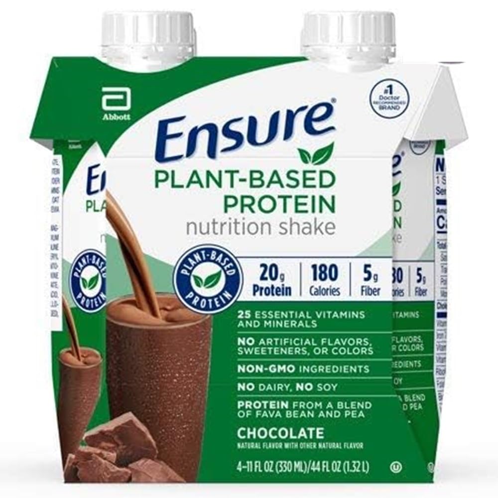 식물 단백질 영양 쉐이크 초콜릿 11 Fl Oz 각 (팩 2)2