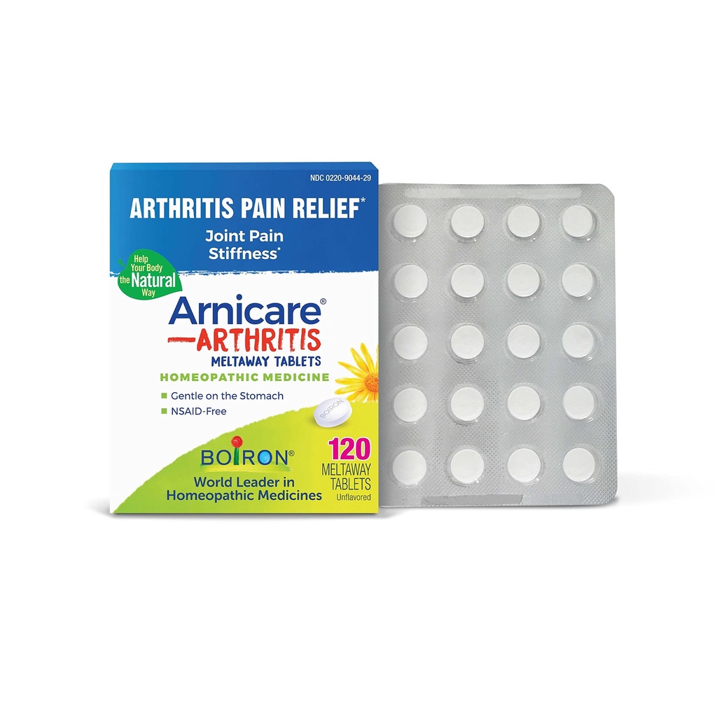 Boiron Arnicare 관절염 통증 완화, 관절 염증 및 류마티스 통증 - 120 조사