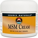 Source Naturals MSM 크림 - 비타민 E 및 은행 - 2 oz
