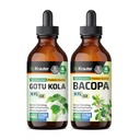 BIO KRAUTER Gotu Kola Tincture 4 Fl. Oz. & Bacopa Tincture 4 Fl. 오즈.