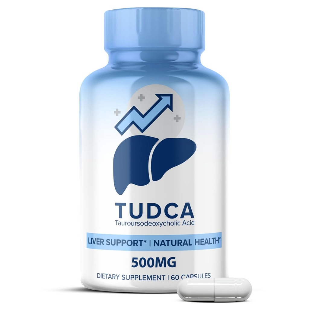 MaxLife Naturals TUDCA Liver Support Supplement 500mg - 60 캡슐 Tauroursodeoxycholic Acid, Nerve Cell Function, Bile Salts Supplement for Liver & Gallbladder 지원, 소화 균형 공식