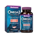 BlueBonnet 자연적인 Omega-3 연어 기름 Softgels, 180 조사, 백색