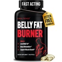 남자를위한 UNALTERED Belly 지방 버너 - 자연적인 체중 감소 알약은 체지방을 줄이고, Lean 근육 질량의 보존 및 건강한 대사 - CLA Dietary 보충교재 - 90 Softgel 캡슐