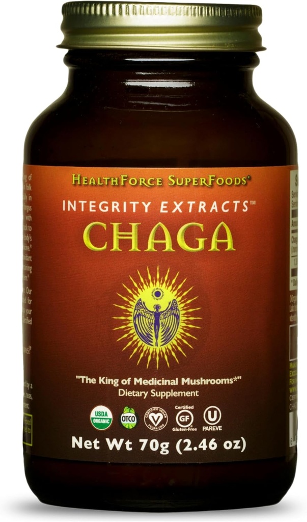 HealthForce SuperFoods Integrity 추출물 Chaga - 분말 - 70 그램
