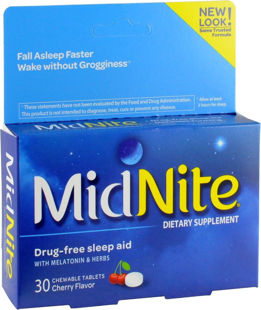 MidNite 자연 수면 보충, 30-Count 상자 (패치 2)