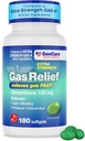 GenCare -Extra 힘 가스 기복 Simethicone 125mg (180 Softgels) Bloating 기복, 압력 & 불편을 위한 최대 힘 반대로 가스 알약 - 일반적인 여분 힘 가스 X와 비교하십시오