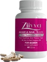 여성을위한 헤어 비타민 - 모든 자연 Vegan Biotin 5000 Mcg 캡슐 - 성장을위한 헤어 보조 식품 & 두께 - Healthier Hair, Skin, Nails - Hair Growth Supplement Formula