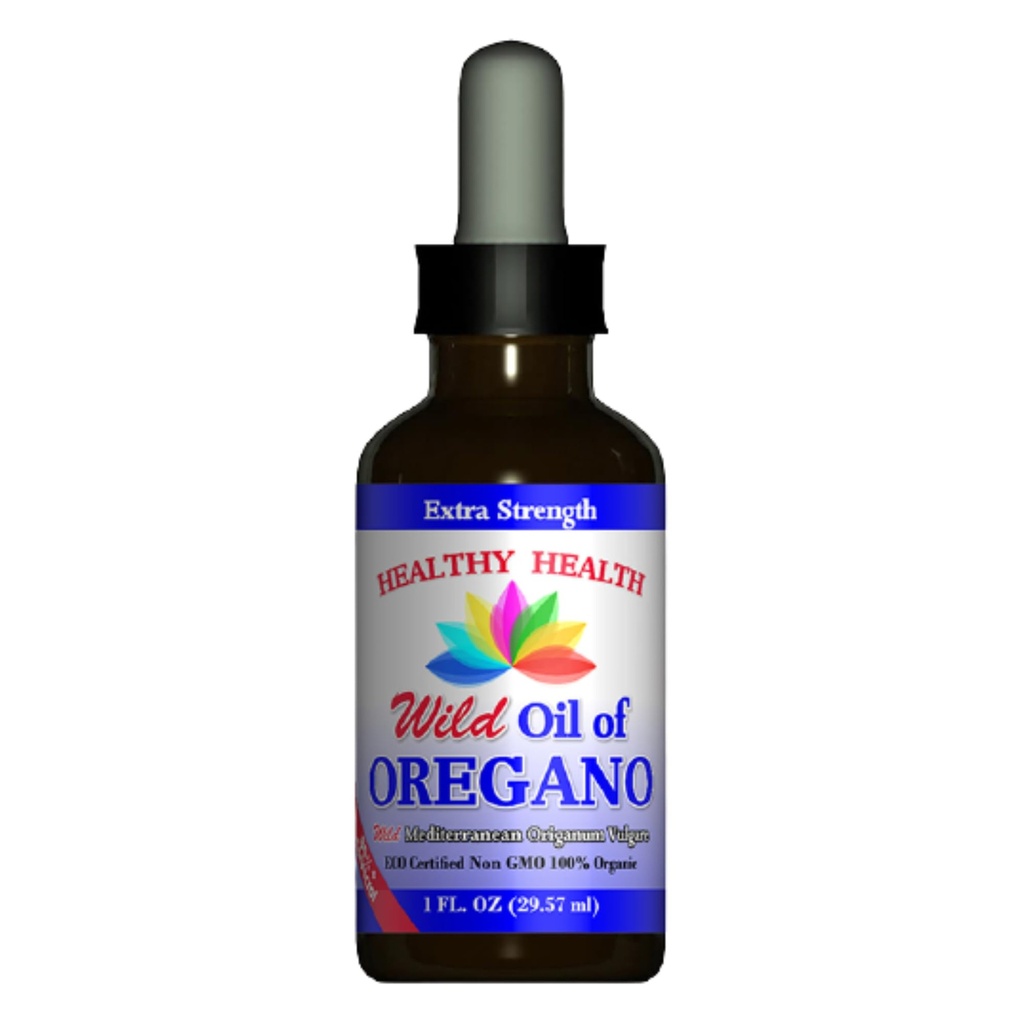 Oregano 오일 - 야생 지중해 - ECO 인증 유기농 여분의 강도 83% Carvacrol, 액체, 면역 지원, Vegan, Aceite de Oregano, 비 GMO 1 fl. OZ