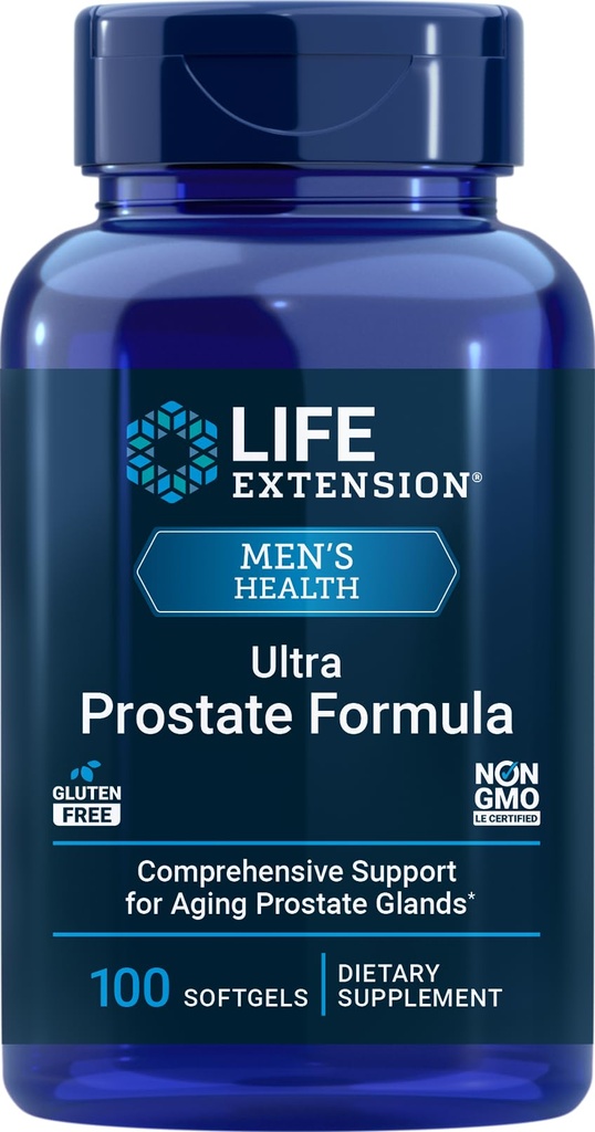 수명 연장 Ultra Prostate 공식, 100 Softgels, 남자를 위한 자연적인 보충교재