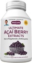 ANDREW LESSMAN 궁극적 인 Açai 베리 추출물 60 캡슐 - 표준화 된, 안티 - 산화 리치, Beneficial Acai 베리 컨스티튜트를 제공합니다. 높은 순수성 혼합. 방어적인 화합물. 없음 첨가제