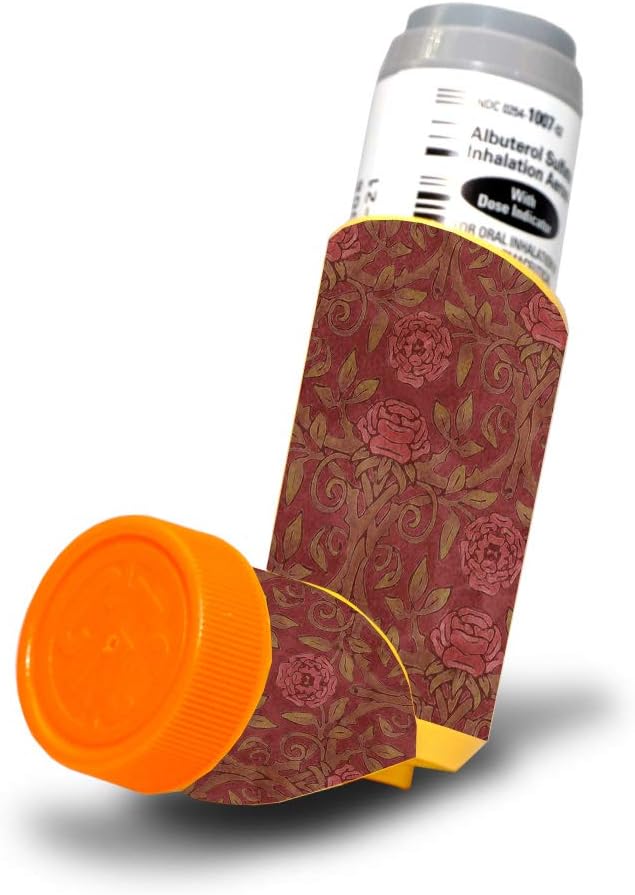 MightySkins skin for Proventil HFA Asthma Inhaler - 종이 꽃 | 보호, 내구성, 독특한 비닐 결정 포장 커버 | 적용, 제거 및 변경 스타일이 용이 | 미국