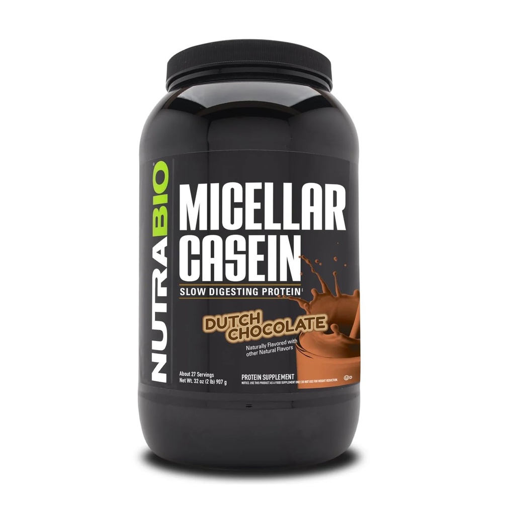NutraBio Casein Protein Powder, Micellar Casien Powder, 25g 느린 소화 단백질, 도움 당신이 전체 유지, 하룻밤 근육 회복 & 성장, BCAA & EAA, 글루텐 무료, Soy 무료, 2lb 초콜릿