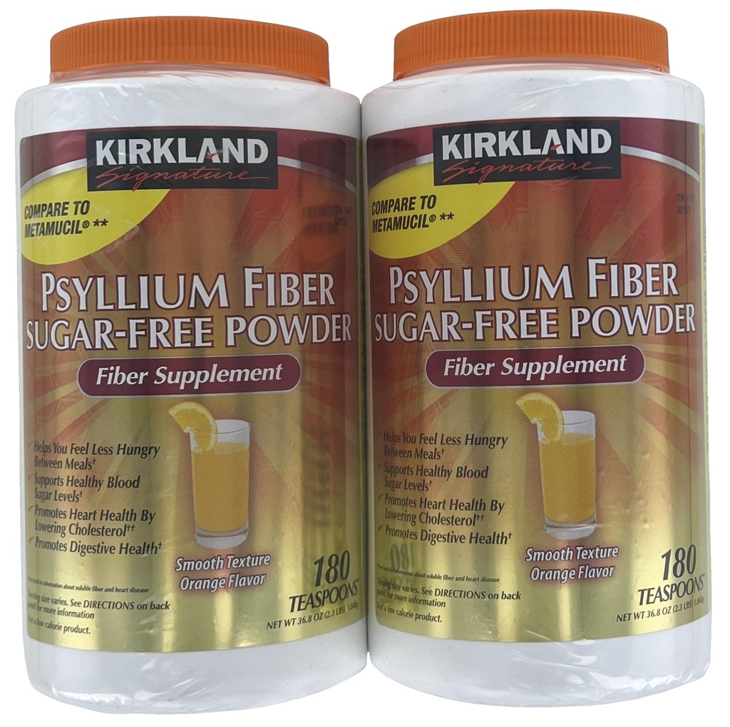 Kirkland Signature Sugar-Free Psyllium 섬유 보충교재 분말, 360 DosesQ