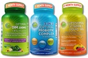 Hormonal, 소화 및 면역 지원 번들 - BioPerine®와 DIM 200mg & Crucshed Whole Foods + Vegan 3-in-1 Probiotic 50 억 CFU + Acerola Cherry와 Liposomal 비타민 C 1100mg - 필러 없음