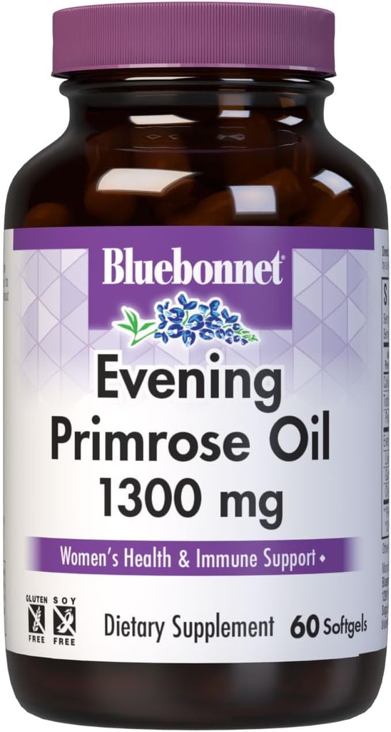 BLUEBONNET NUTRITION EVENING PRIMROSE 기름 1300 mg