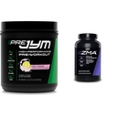 PRE JYM 30 서빙 핑크 Lemonade & JYM ZMA 아연 / 매트륨 캡슐 보충 90 채식 캡슐