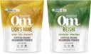 OM MUSHROOM SUPERFOOD 7.05oz 뭉치, 사자 Mane & Reishi 유기 버섯 분말, 200의 서빙