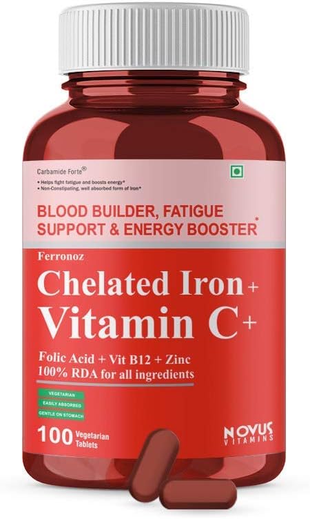 Ifra Carbamide Forte는 비타민 C, B12, Folic 산 및 Zn - 100 정제를 가진 철을 킬레이트했습니다