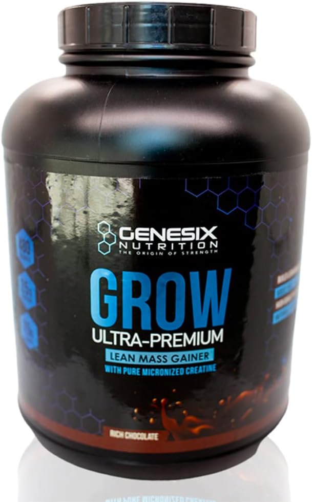 단백질 분말 다이어트 보충교재 지원 근육 성장 & 회복 | 순수한 Micronized Creatine Ultra-Premium Lean Mass Gainer | 초콜렛 | 20 인분 5.3kg