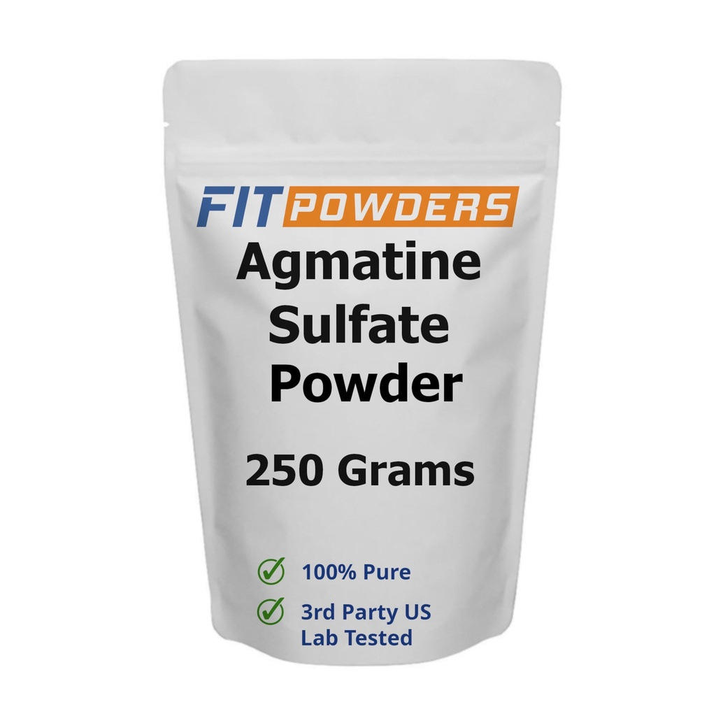 Agmatine 황산염 분말 250 그램 (다중 크기) 힘과 펌프 (질 산화물) 100% 순수한 Agmatine 분말, Vegan, 글루텐 자유로운