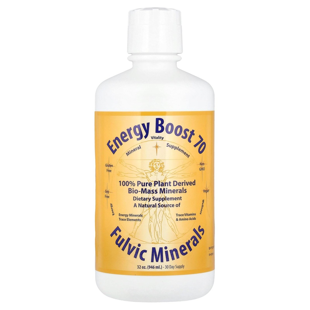 에너지 부스트 70 모닝스타 광물, 풀빅 광물, 32 oz (946 ml)