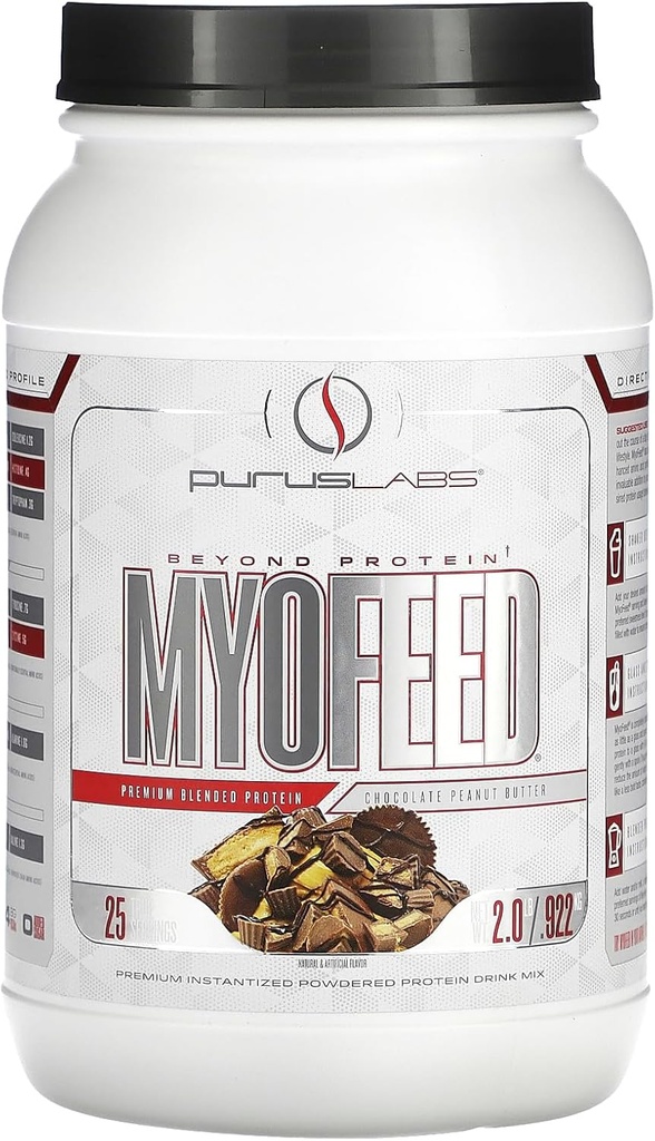 PURUS LABS Myofeed Pb2, 초콜릿, 2 파운드