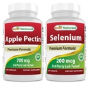 제일 자연적인 Apple Pectin 700 mg & 셀렌 200 mcg