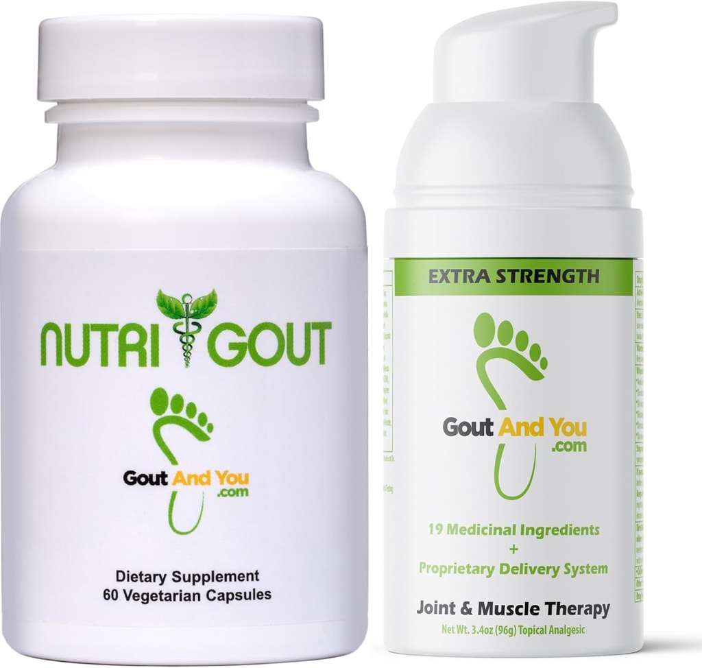 NutriGout Uric 산 보충교재와 여분 힘 합동 불편 안전 Topical 크림