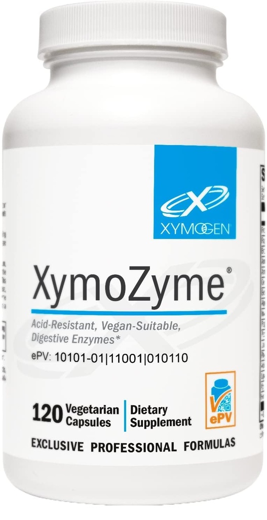 XYMOGEN XymoZyme - Protease & Bromelain을 가진 여성과 남자를 위한 소화 효소 - 저항하는 산, Gut 건강 & Bloating 안전 (120의 캡슐)를 위한 Vegan 소화 효소