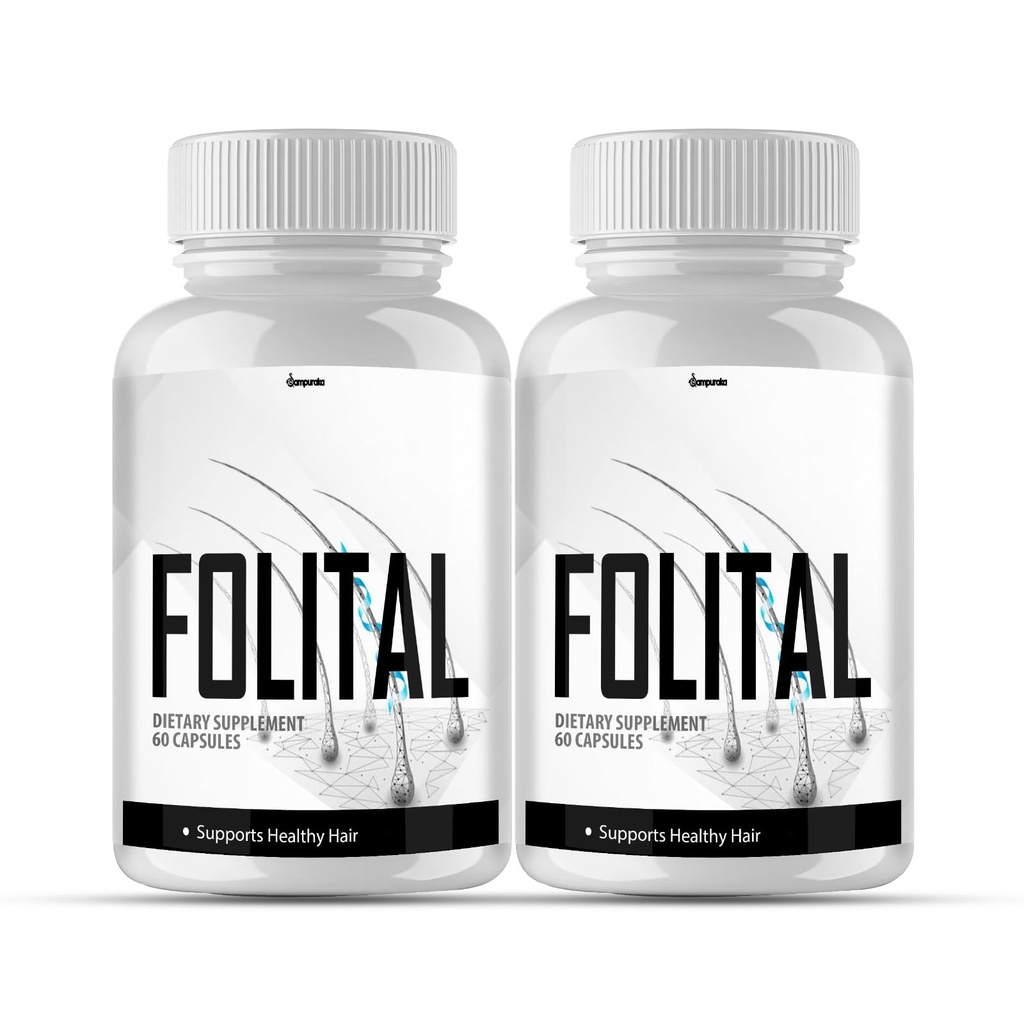 Folital 새로운 진보된 공식 보충교재 - 2개의 팩 60 일 공급