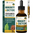 Cocolmeca Bark Immunity & Detox Drop, Polypodium Leucotomos Sarsaparilla 우유 이틀 보충 지원 해독, 면역 체계, 소화 건강. 2oz
