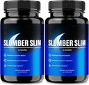 (2 팩) Slumber 슬림 체중 감량, 공식 SlumberSlim Complex 공식, 피트니스 및 전반적인 웰빙, 프리미엄 Keto 캡슐, 슬러브 슬림 리뷰 (120 캡슐)