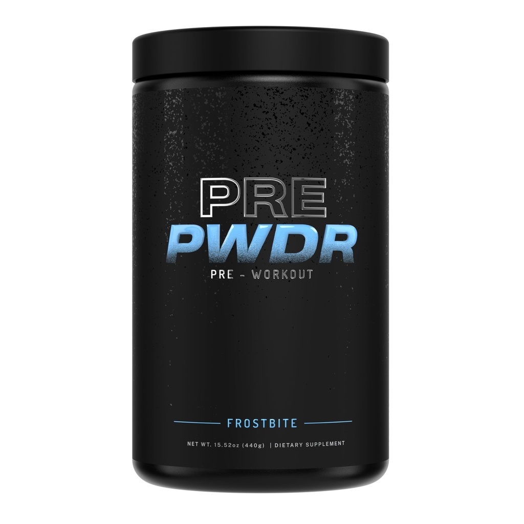 PWDRS 전 운동 분말, 에너지, 펌프, 내구시간 & 힘을 위한 모든 자연적인 전 운동, 카페인과 더불어 (Frostbite)