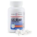 GeriCare Simethicone Chewable Gas-Relief Tablets 80mg | 가스, 부유물 및 소독을 위한 빠른 구호 | 민트-Flavored Anti-Gas Chewables | 구두 성숙한 가스 통증 | Anti-Flatulence Aid (100 정제)