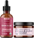Myo-Inositol Powder Complex & Herbal Hormone Balance Tincture | Myo-Inositol & D-Chiro (30 서빙) 및 PMS Menopause & Menstrual Support Liquid (60 서빙)와 함께 묶는 호르몬 균형