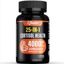 Cortisol 건강 보충교재, 여자 & 남자를 위한 25-in-1 Cortisol 흡진기, Ashwagandha, Rhodiola Rosea, L-Theanine, 7개의 캡슐을 가진 Cortisol 보충교재