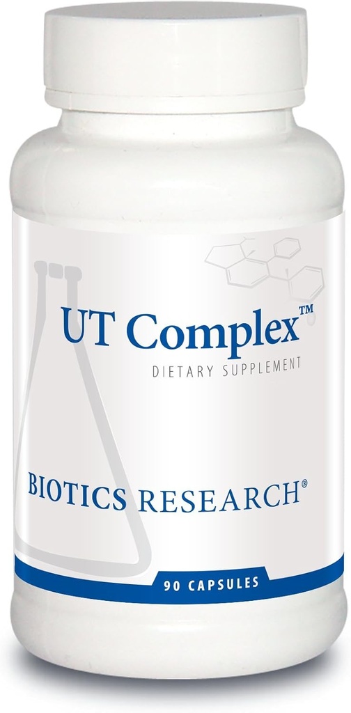 Biotics 연구 UT ComplexTM– Chrysanthemum, 소파 잔디, 코실크, 주 링 및 부추 추출물, Urinary Tract 지원, Kidney 기능, Renal 건강. 90 캡슐.
