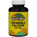 자연의 혼합 칼슘 Chewable 야수 크림 500 mg 100 탭