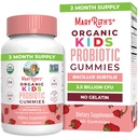 이식 건강을위한 MaryRuth Organics Kids Probiotics | USDA Probiotic Gummies | 2 개월 공급 | 아이 프로바이오틱스 | 면역 지원 | 구트 건강 보충 | Vegan | Non-GMO | 글루텐 프리 | 60 개