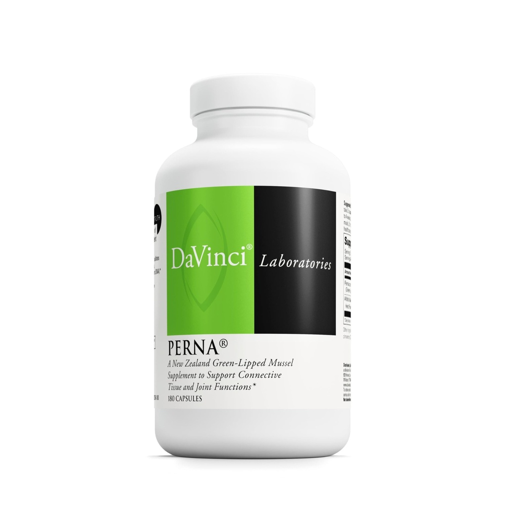 DAVINCI Labs Perna - 오메가 3, 6, 9 지방산, 글루코사민 및 Chondroitin - 180 캡슐 (90 인분)의 원천 인 뉴질랜드 녹색 머셀과 합동 건강을 지원합니다.
