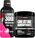 PROSUPPS L-Carnitine 3000 자극제 자유로운 액체 탄 (31의 서빙, 용 과일) 및 크레아틴 300 Monohydrate (60의 서빙) 뭉치