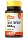 Sundance Tart Cherry 캡슐 1200mg | 60 개 | 전통 허브 | 비 GMO 및 글루텐 무료 보충